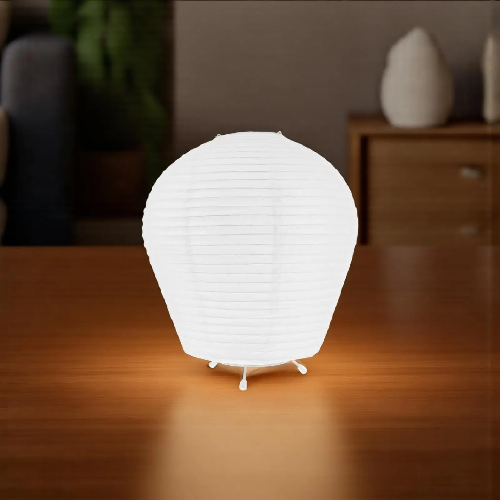 

Foldable Paper Lamp Warm Ambient Light Operated Bedroom Night Light Table Lamp For Dorm Living Room Festival Decoration
