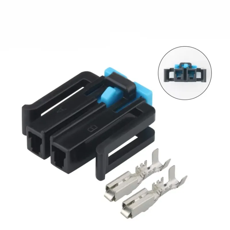 2 Pin  15304812 Unsealed Automotive Wire Connector for Fuel Injector Sensor  DJ70217-2.8-21