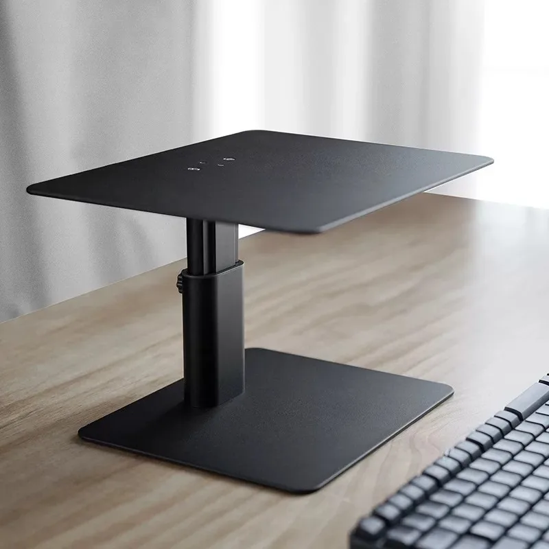 

Height Adjustable Monitor Stand Riser, No-Drill Floating Desk Mount for Computer Screen