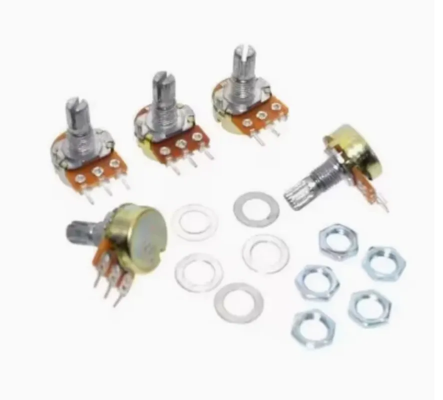 100PCS WH148 B 1K 10K 20K 50K 100K  500K IM Ohm 15mm Single potentiometer