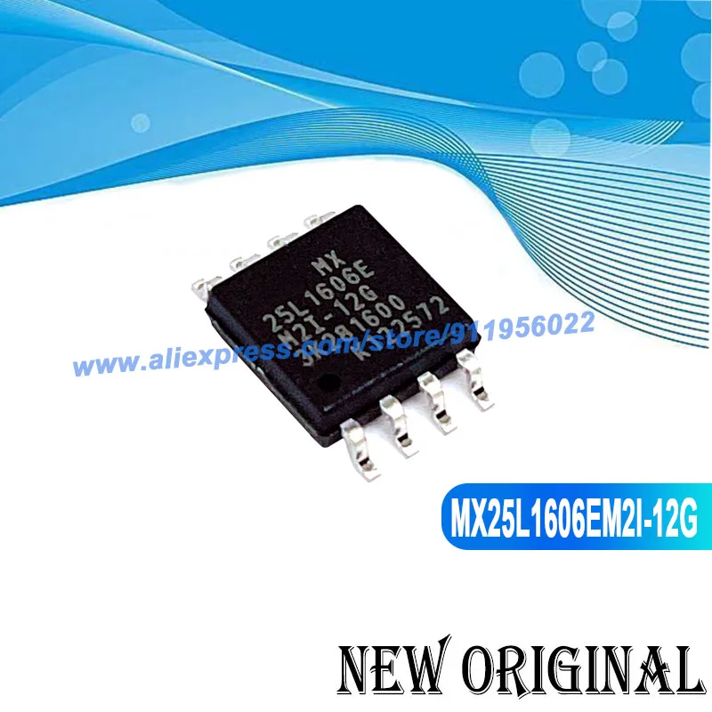(5 pezzi) MX25L1606EM2I-12G 2 2MFLASH SOP-8