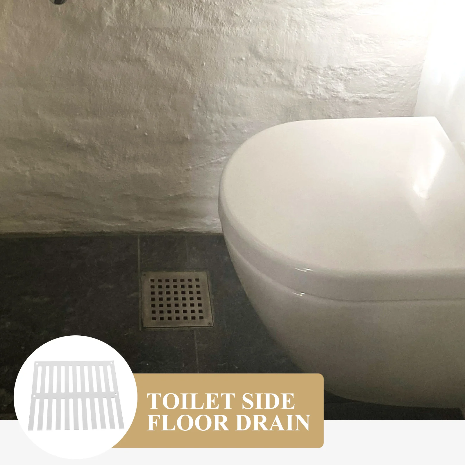 الجانب استنزاف غطاء الأرضية غطاء التوصيل المعدني مربع النازل صر للحمام المطبخ حديقة غطاء للصرف في الهواء الطلق منع انسداد #1