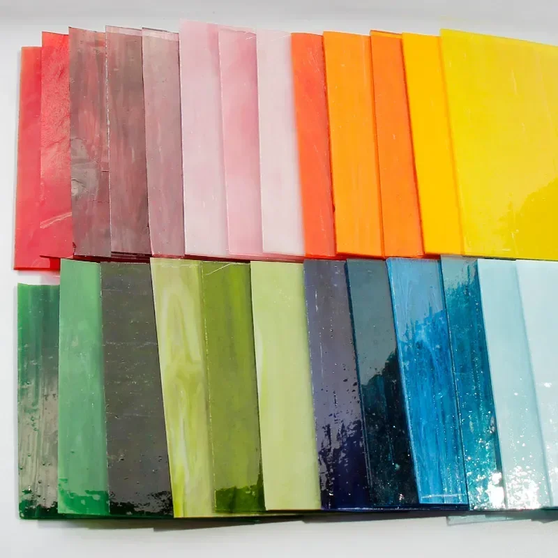 [Clearance before Chinese New Year] 1 pc 10x10cm Colorful Square Mica Mosaic Tiles 3mm Thickness DIY Glass Mosaic Materials