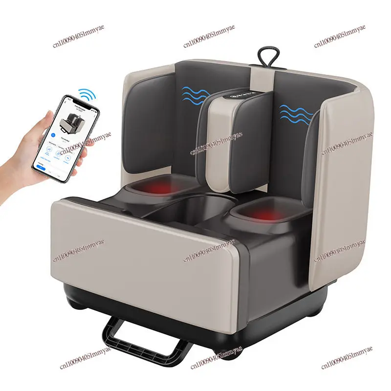 Foot Therapy Machine Leg Sole Heating Massager Automatic Airbag Kneading Press Foot Beauty Leg Artifact