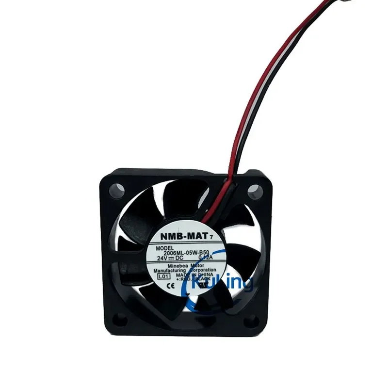 Genuine NMB 2006ML-05W-B50 Cooling Fan for Electronic Equipment 24V 0.12A 50mm 5015