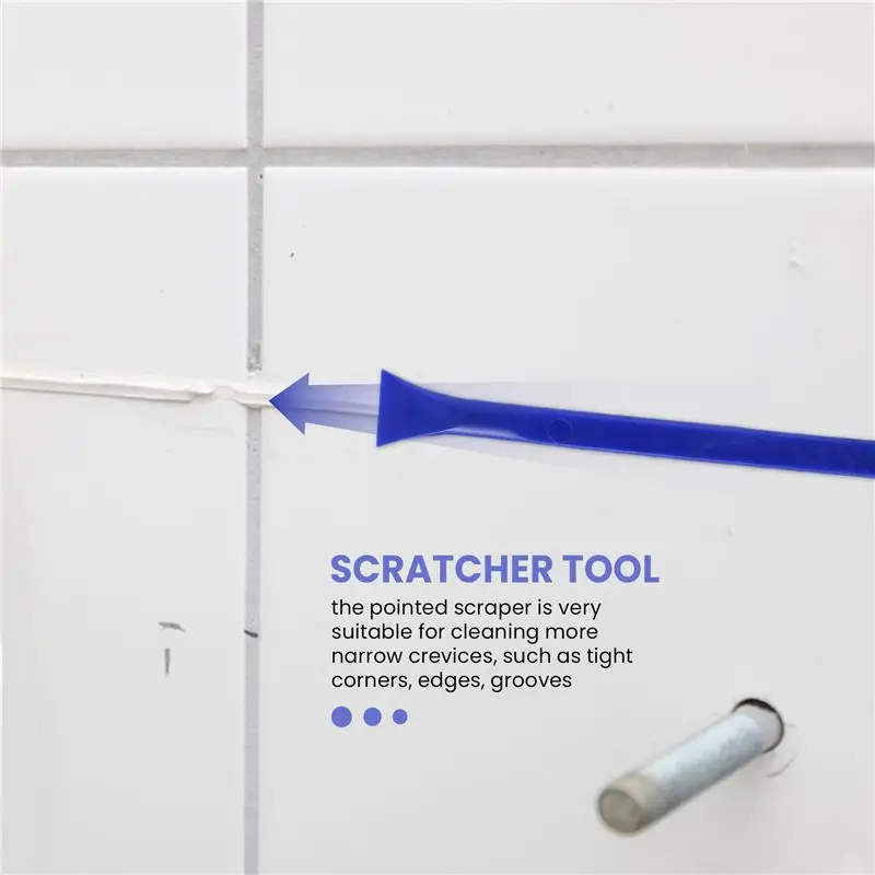 A34R 6Pcs Plastic Scraper Cleaning Tool Carbon Fiber Lottery Ticket Scratcher Tool For Tight Spaces, Kitchen, Crevices, Food
