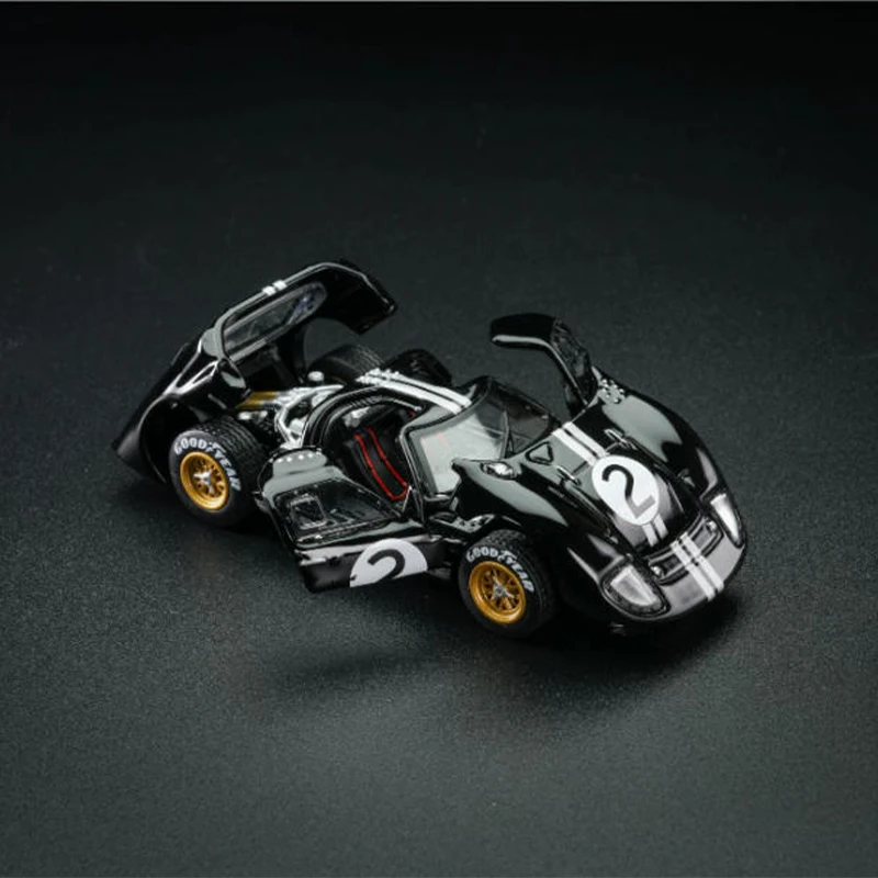 1:64 Scale GT40 Mk II Simulation Alloy Car Model Static Display Collectible Gift Toy Souvenir Decoration