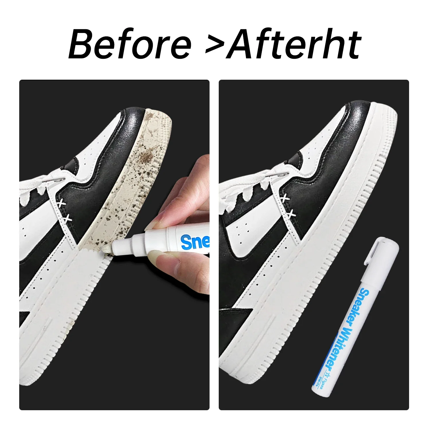 Shoes Stains Removal Waterproof Sneakers Anti-Oxidation Pen Repair Complementary Color White Go Yellow Shoe Whitening Cleaning image 6