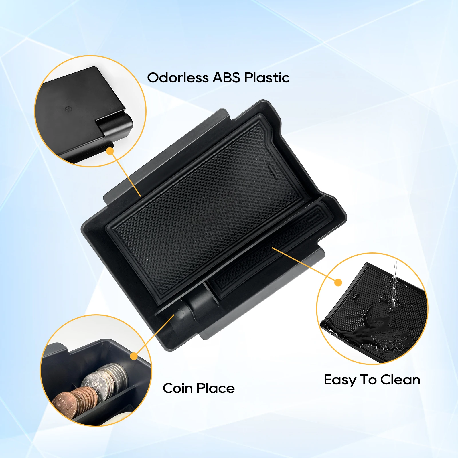 LFOTPP Car Armrest Storage Box for Mercedes Benz Smart 1 2023 2024 Central Control Container Auto Smart 1 Accessories 2023