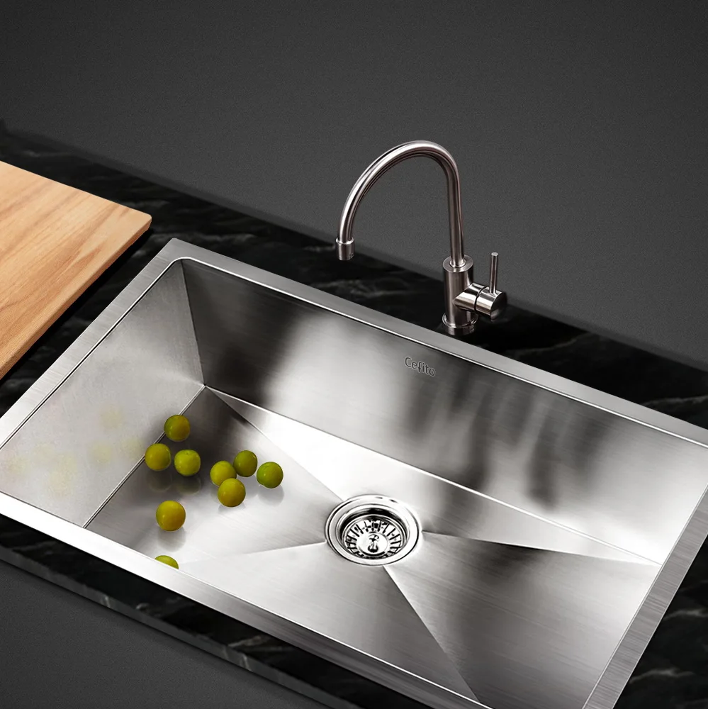 

Kitchen furniture stainless steel kitchen bottom / top / embedded installation sink