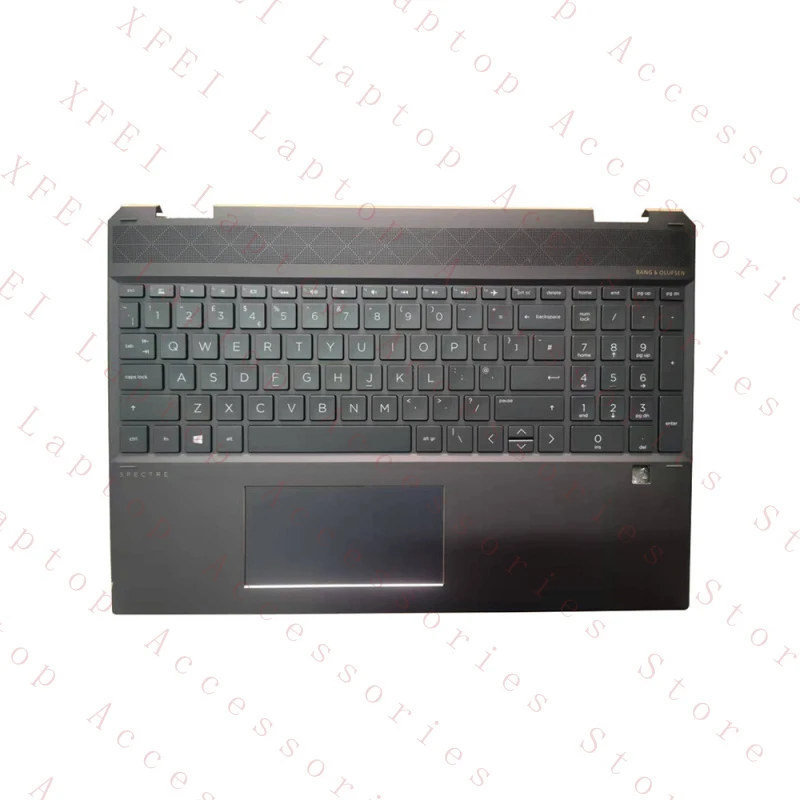 D  Palmrest w/Keyboard Touchpad L38262-001 for HP X360 15-DF DF0011TX TPN-Q213 US
