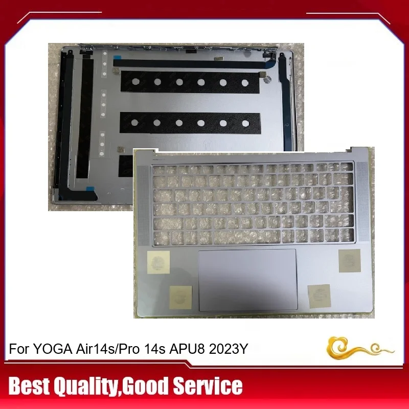 

Новый чехол для Lenovo для YOGA Air14s/Pro 14s APU8, задняя крышка ЖК-дисплея/верхняя крышка подставки для рук, тачпад, серебристый