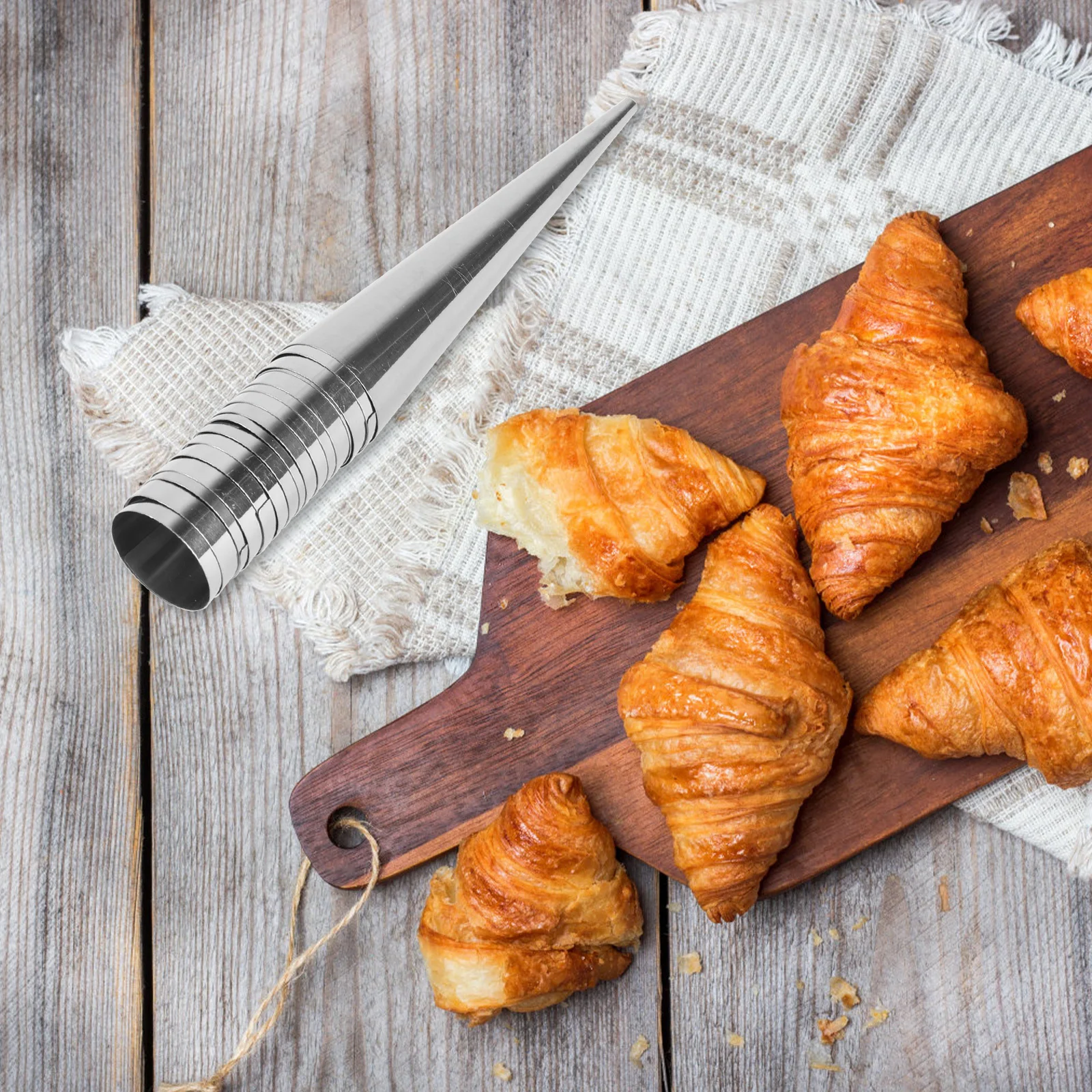 

16pcs Stainless Steel Large Cannoli Tubes Reusable Baking Molds For Croissant Cupcake Pastry Dessert Making Kitchen Tool