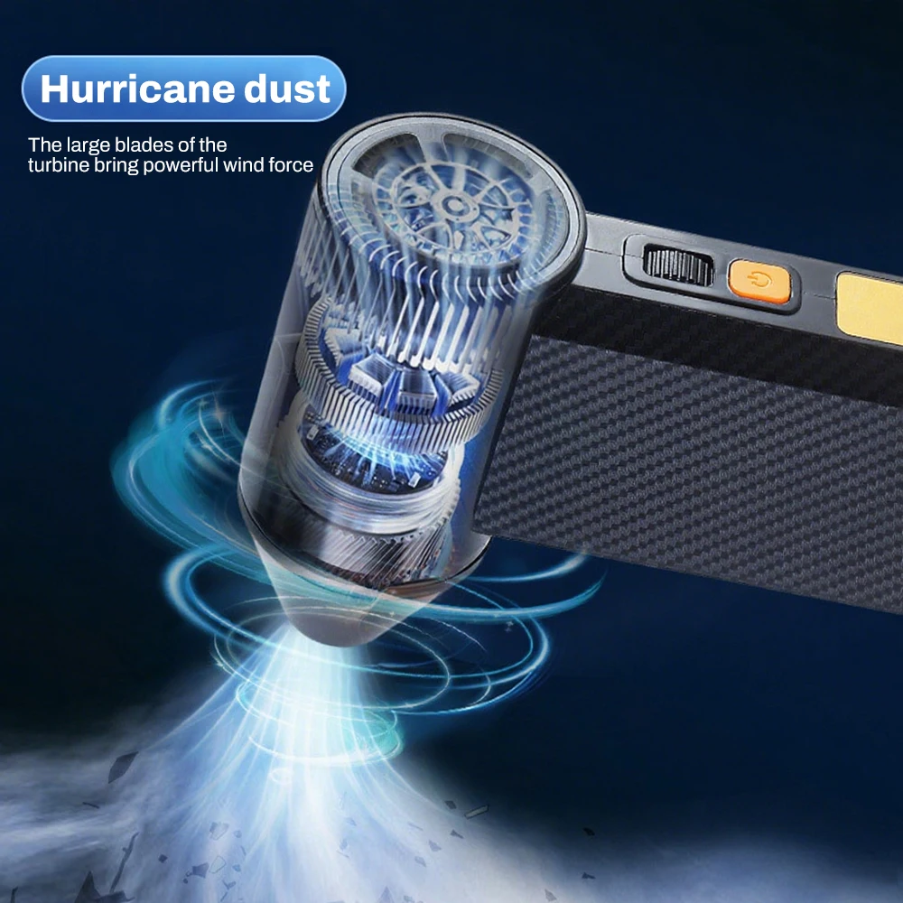 

650,000RPM Mini Air Blower Vacuum Cleaner Turbo Jet Fan Wind Speed 60m/s Electric Jet Turbo Blower Blowing gun Car PC Dust Dryer