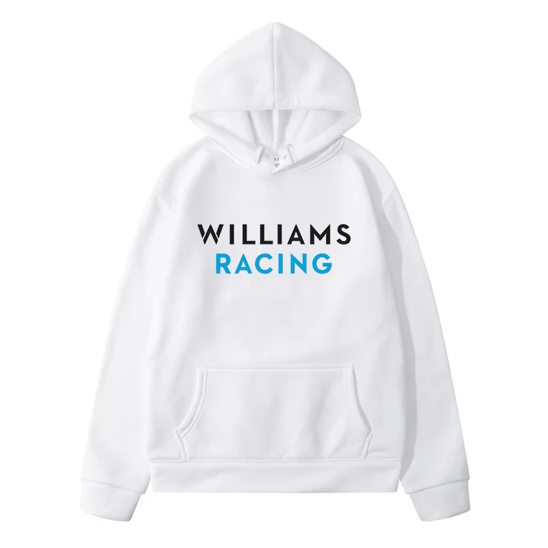 

WILLIAMS RACING High Street Women's Ovesized Hoodies High-Quality Cotton Men and Women Loose Fleece Sweatshirt Hoodie