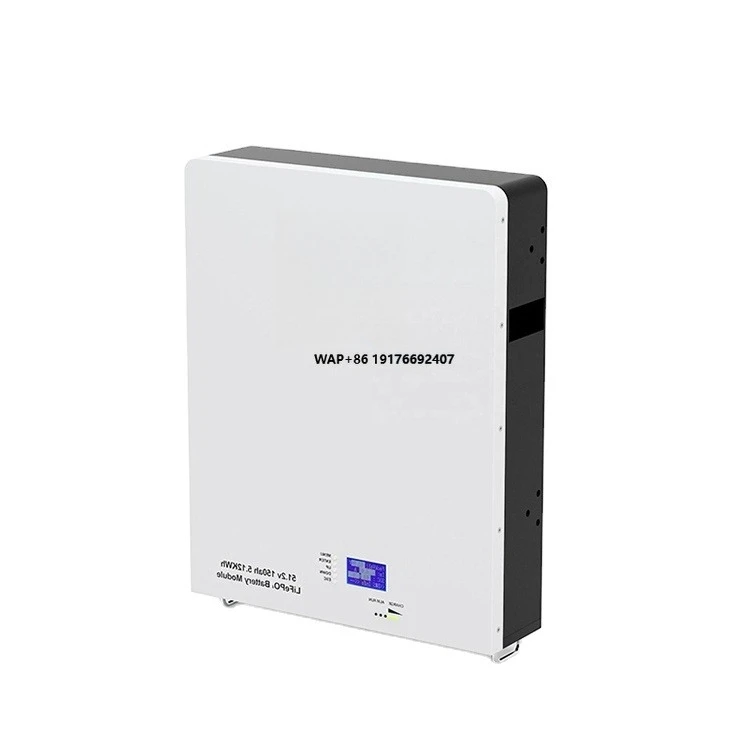 Lifepo4 Lithium Battery Wall Mounted 48v 200ah 10kwh Home Power Storage Solar Energy System Batteries Deep Cycle 51.2V 100ah 5kw