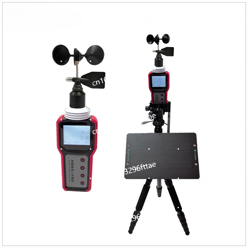 Handheld Weather Station Anemometer Portable Weather Meter Anemometer Temperature, Humidity and Pressure GPS High Accuracy