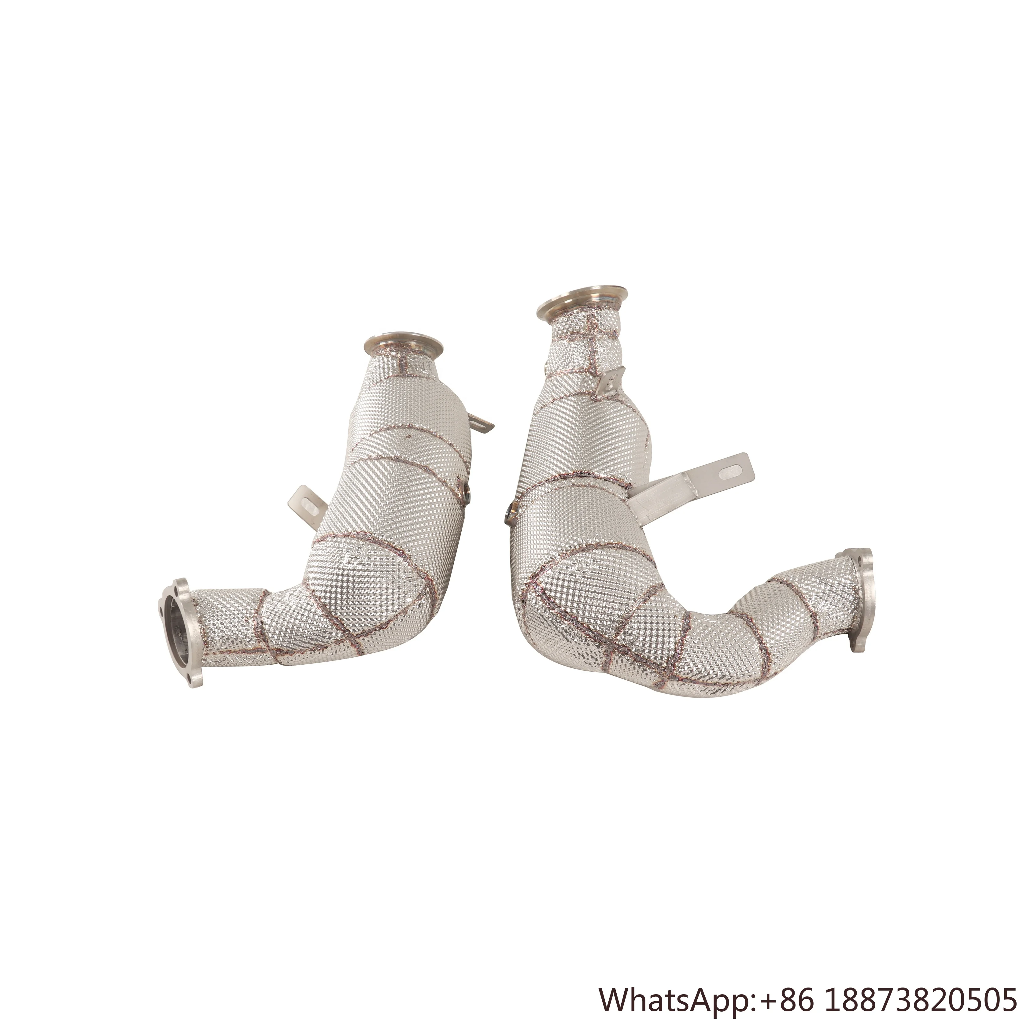 

High Flow Catted Downpipes for Porsche Macan 95B S/GTS/Turbo 2.9T 3.0T 3.6T V6 2014-2018 Ss304 Exhaust Downpipe