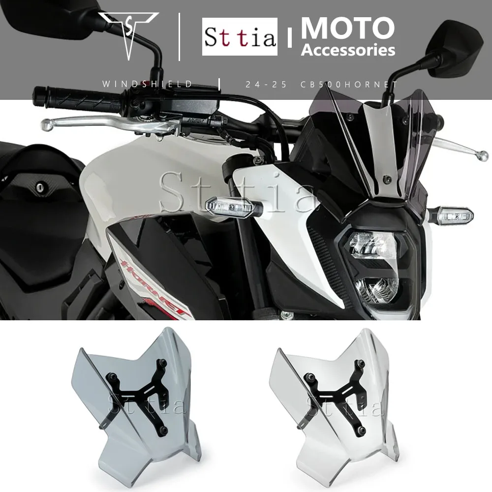 

CB500 HORNET Motorcycle Windscreen Windshield For Honda CB 500 Hornet 2024 2025 Wind ShieldScreen Protector Accessories