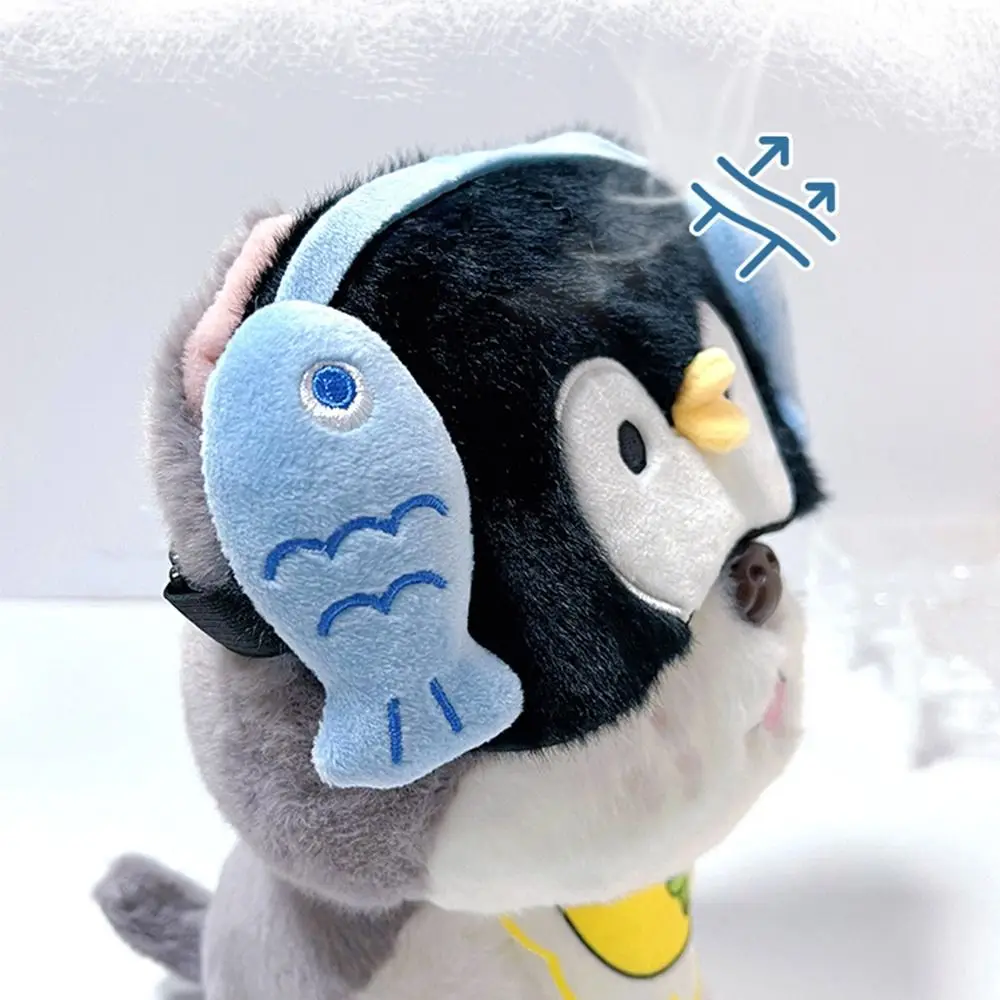 Fashion Stretchy Furry Penguin Eye Shade Penguin Shaped Soft Sleeping Eye Mask Kawaii Breathable Eye Shade Cover Lunch Break
