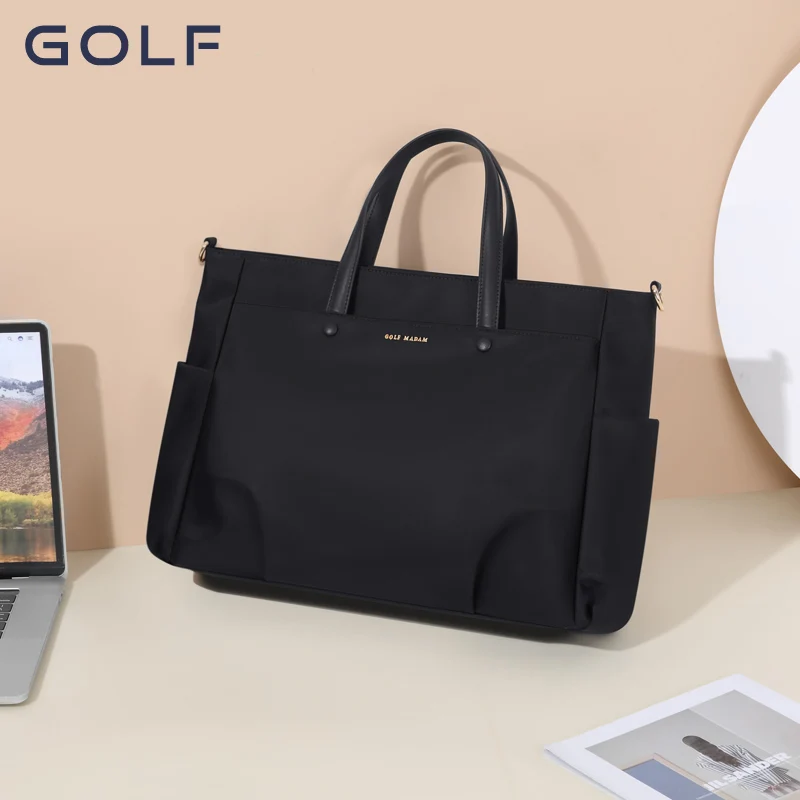 GOLF Laptop Bag Women\'s 15.6-inch laptop Commuter Tote bag with large capacity single shoulder crossbody Tote bag