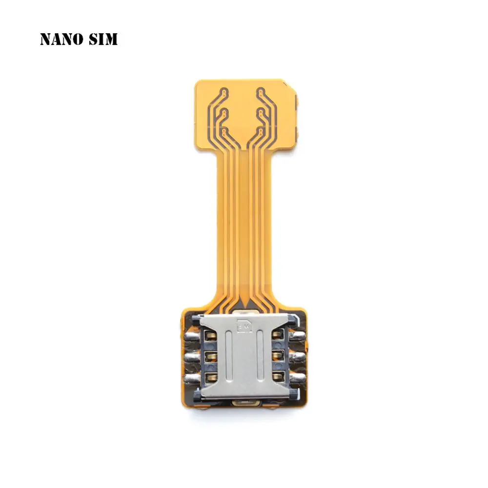 Practical TF DIY Nano Cato Hybrid Sim Slot For Micro SD Extender Dual SIM Card Adapter