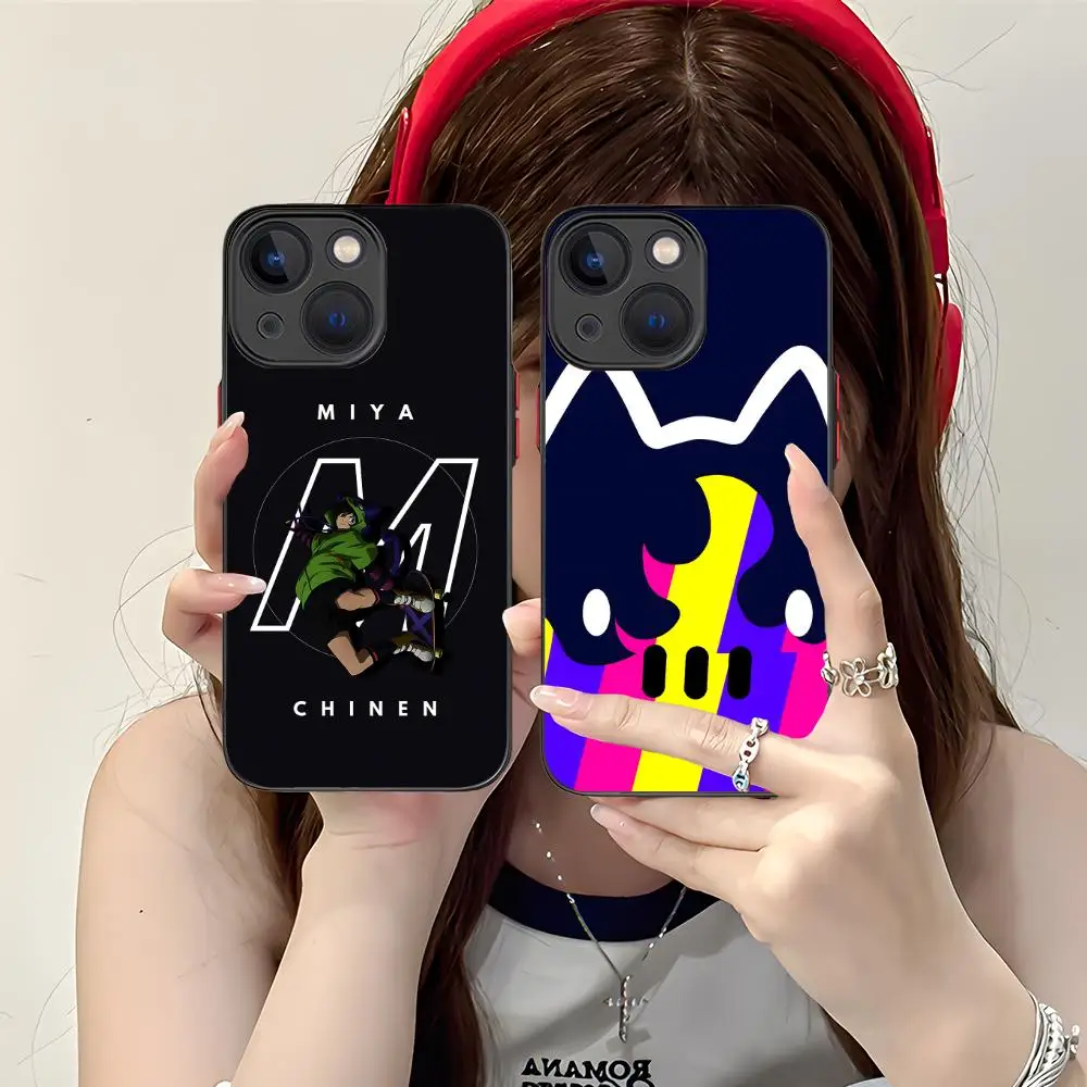 

Чехол для телефона SK8 Infinity Miya Chinen для iPhone 17, 16, 15, 14, 13, 12, 11 X XR XS 8 7 Pro Max Plus Mini, красочный силиконовый чехол, красивый