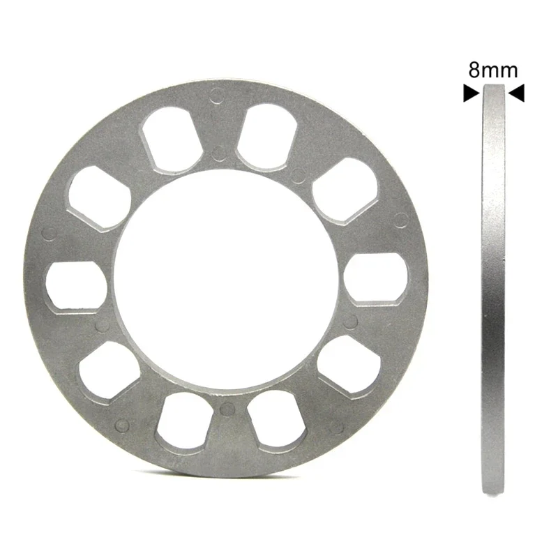 1pc 5/8/12mm Car Aluminum Alloy Wheel Spacer Gasket for 5 Hole Wheel Hub Car Auto Parts M8617