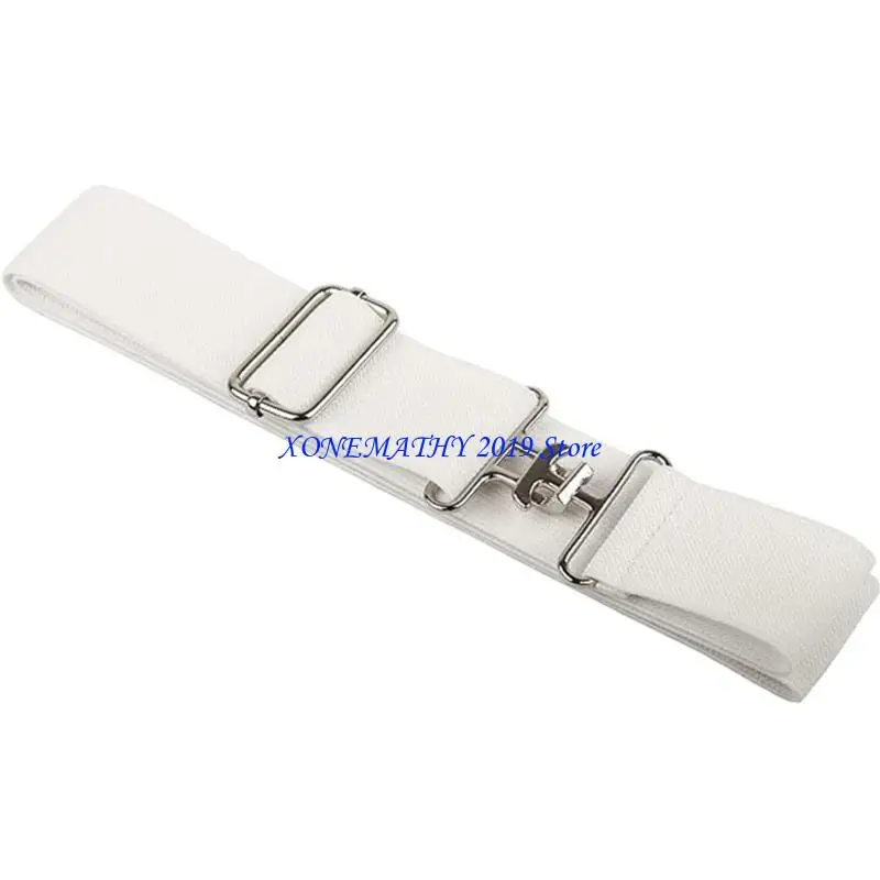 

F42F Эластичный конный ремень с пряжкой акулы для мужчин и женщин, регулируемая длина для верховой езды и активного отдыха