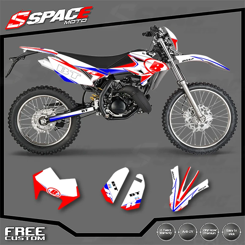 

Наклейки SPACE Custom Motorcycle Graphics Background Decal для Beta RR 50 2011-2020, комплекты эндуро-наклеек 01