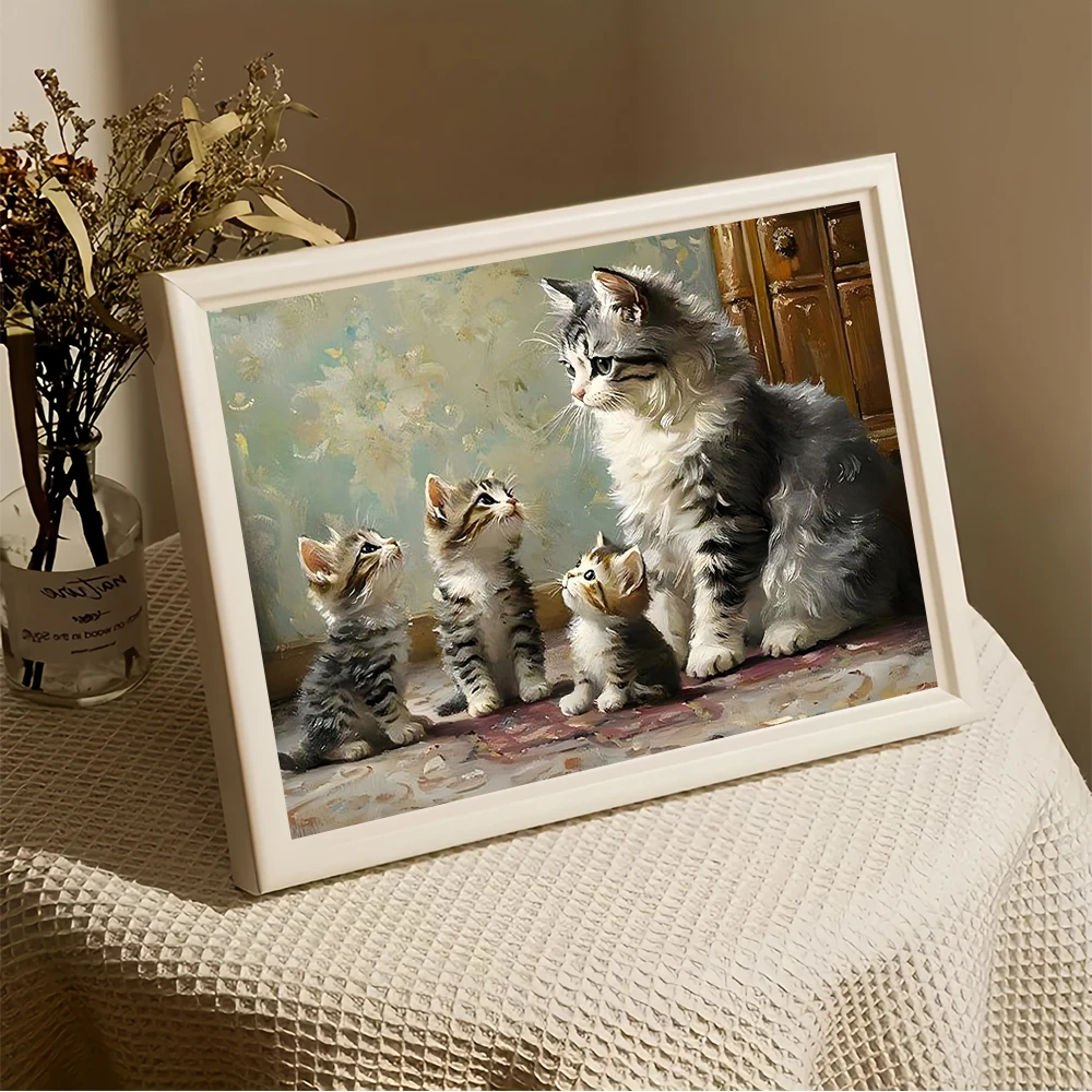 Pintura al óleo Digital DIY, p - Art Craft Cat reseña y precio