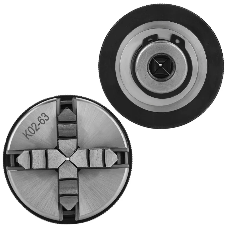 1 قطعة 4-الفك K02-63/M14 مخرطة يدوية ذاتية التمركز تشاك للنجارة