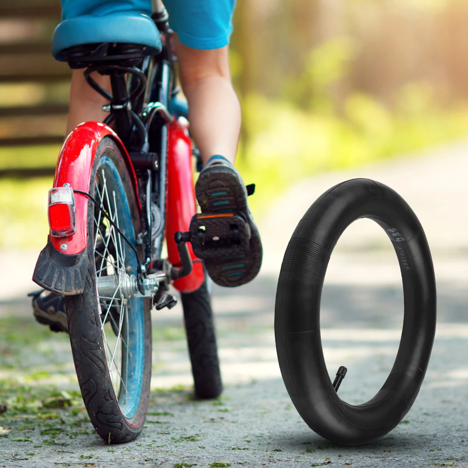 

Children Bicycle Bike Wheel Cycling Parts Children Bike 12~18 Inch Inner Tube Replacement Parts Durability Rubber