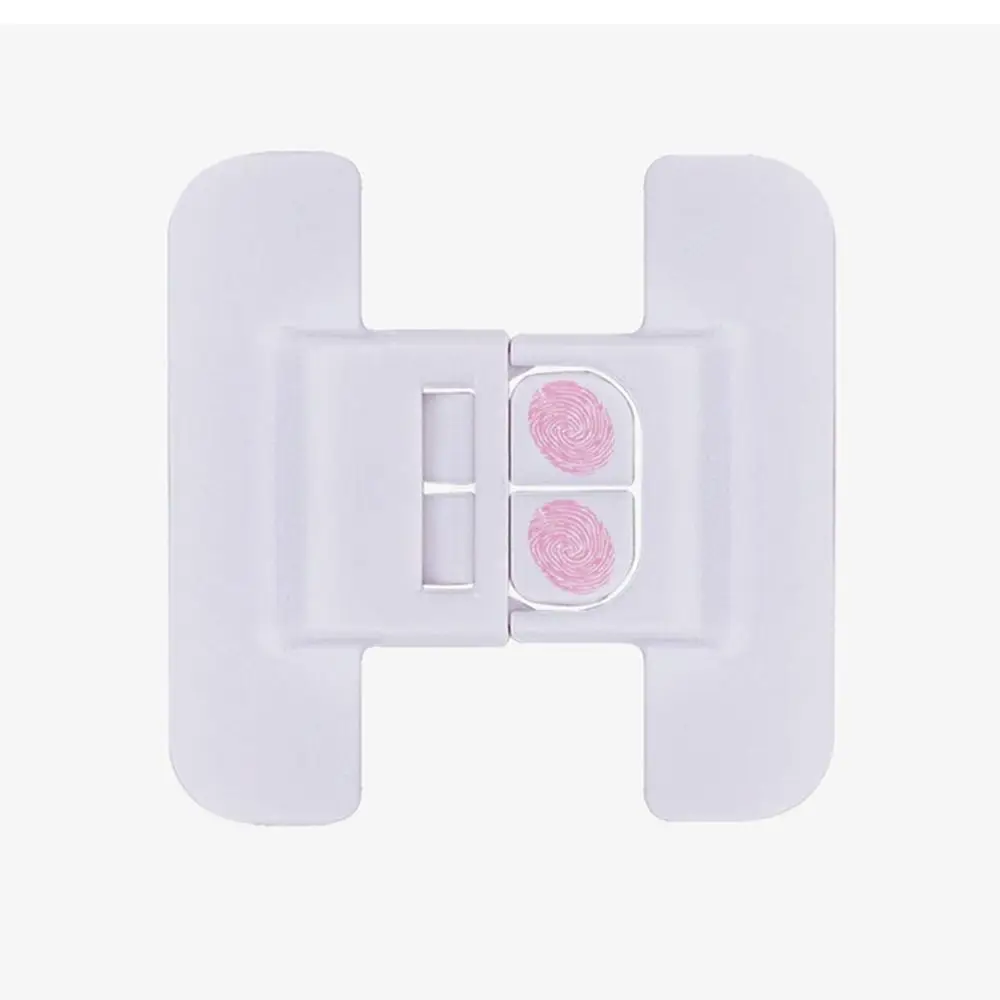 Durable Anti-Open Unisex Safety Lock White ABS Door Locks Closing Buckle