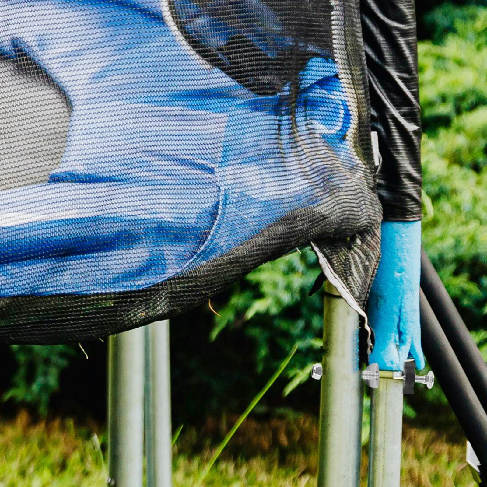 1 jeu de vis longues en acier pour Trampoline, accessoires de remplacement, pièces de rechange durables et résistantes à l'usure pour la fixation des réseaux