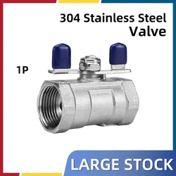 304 stainless steel ball valve butterfly ball valve water switch one-piece tap water butterfly handle valve Female Threaded