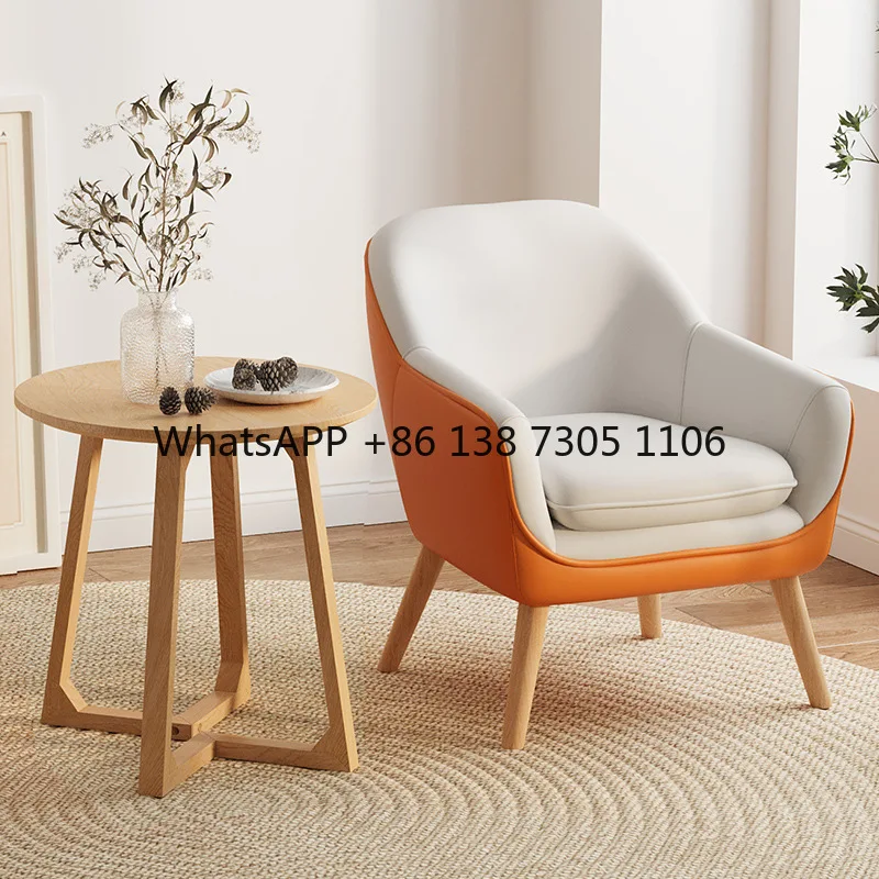 

Single sofa chair rental house home cute sofa combination living room balcony leisure chair lazy chair Nordic style