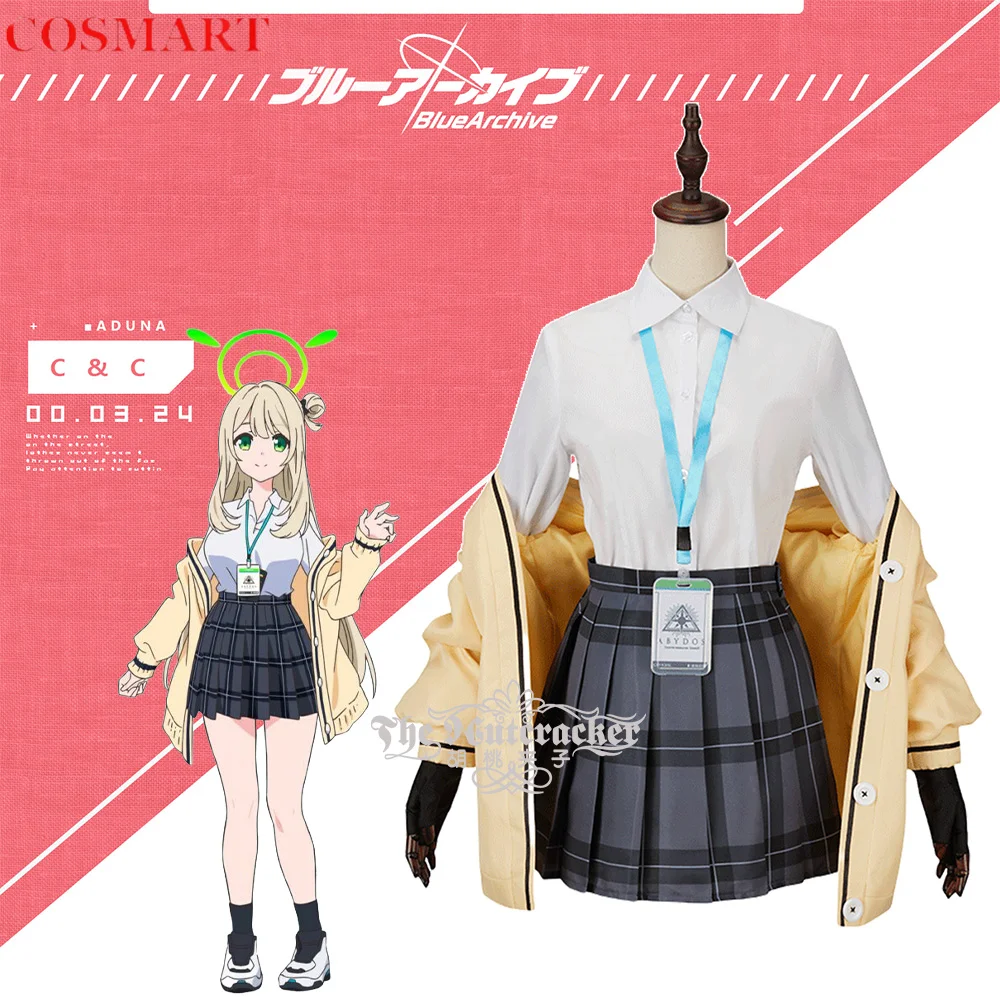 

COSMART Blue Archive Izayoi Nonomi Cosplay Costume Cos Game Anime Party Uniform Hallowen Play Role Clothes Clothing