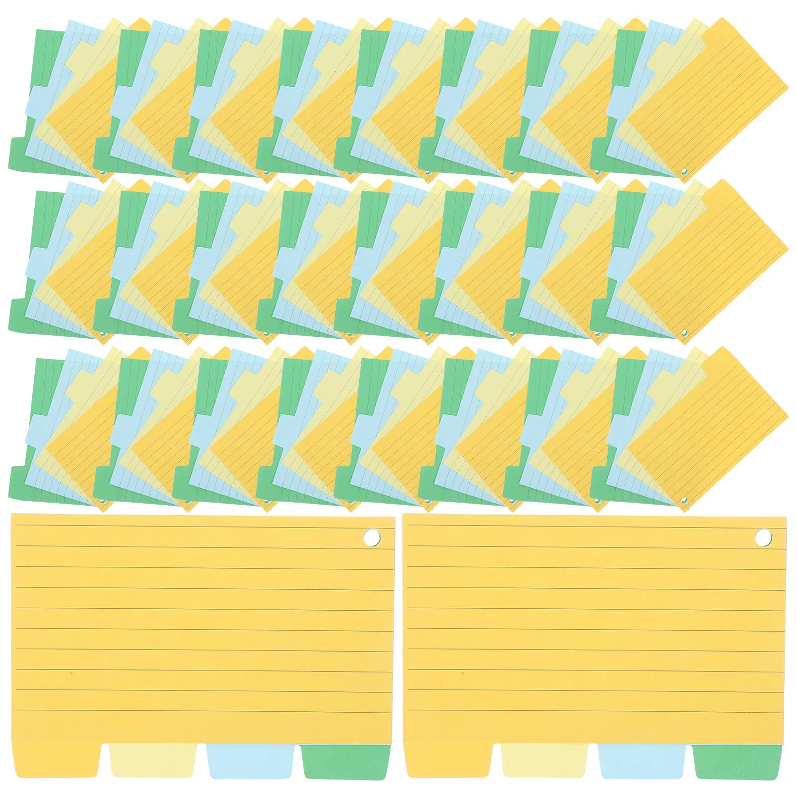 100 Sheets Portable Memo Pads Index Note Paper for Office Study Planning Small Writing Pads Paper Study Cards Practical Memo Pad
