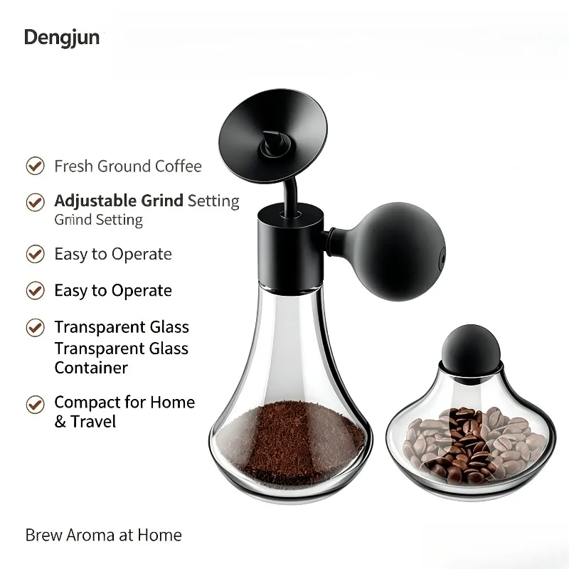 Coffee Smell Bottle Glass Sample Display Bottle Coffee Beans Tea Essential Oil Perfume