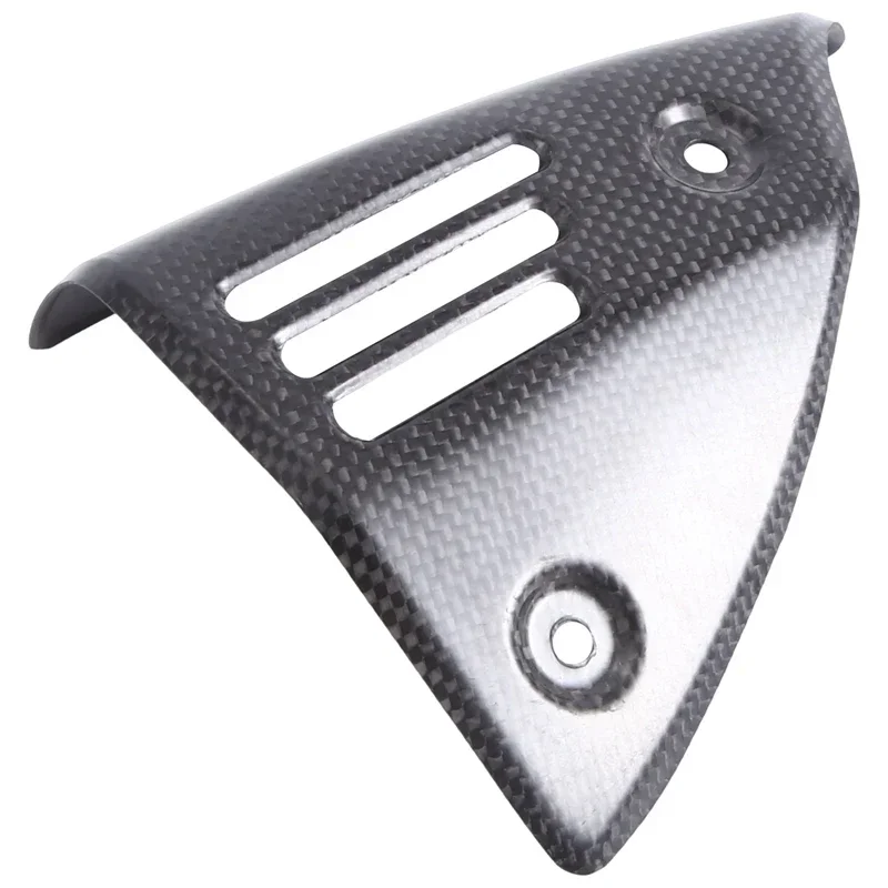 Motorcycle Accessories Exhaust Cover Real Carbon Fiber Exhaust Case Muffler Cover Heat Shield Cover