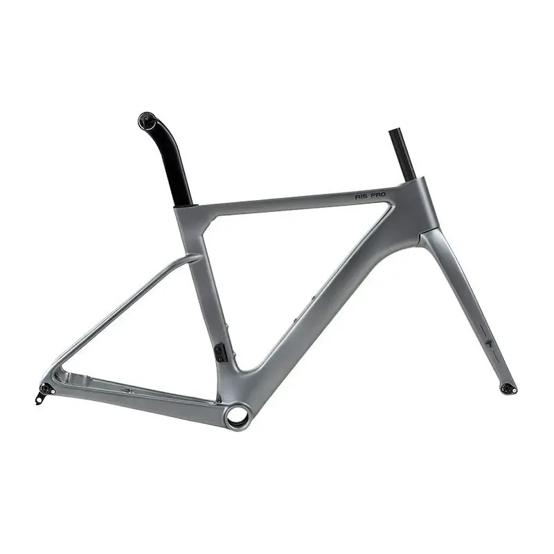 R15 700C Carbon Fiber Bicycle Frame Lightweight Front Fork Seat Post Disc Brake Wind Breaking Fixed Gear Road Bike Parts view 6