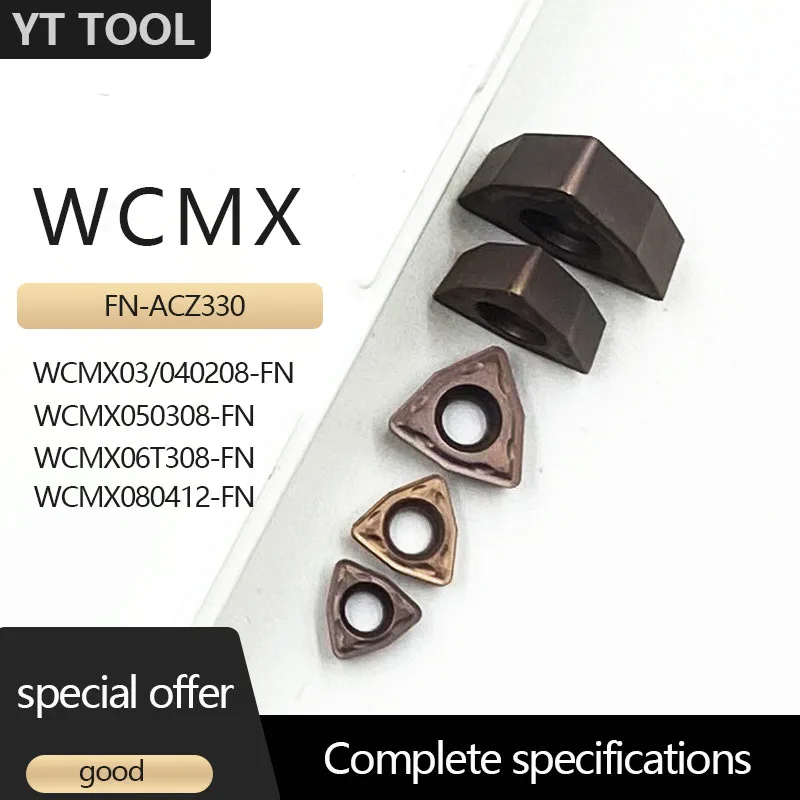 

WCMX030208 WCMX040208 WCMX050308 WCMX060308 WCMT080412FN ACZ330 Fast Violent Drill Blade Carbide Blade Stainless Steel Drill Bit