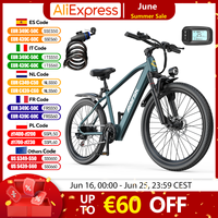 Aairsk GT300 Electric Bike 250W 36V10AH Adult City Commuting Electric Bicycle 24-inch Front Fork Suspension Off-road E-bike