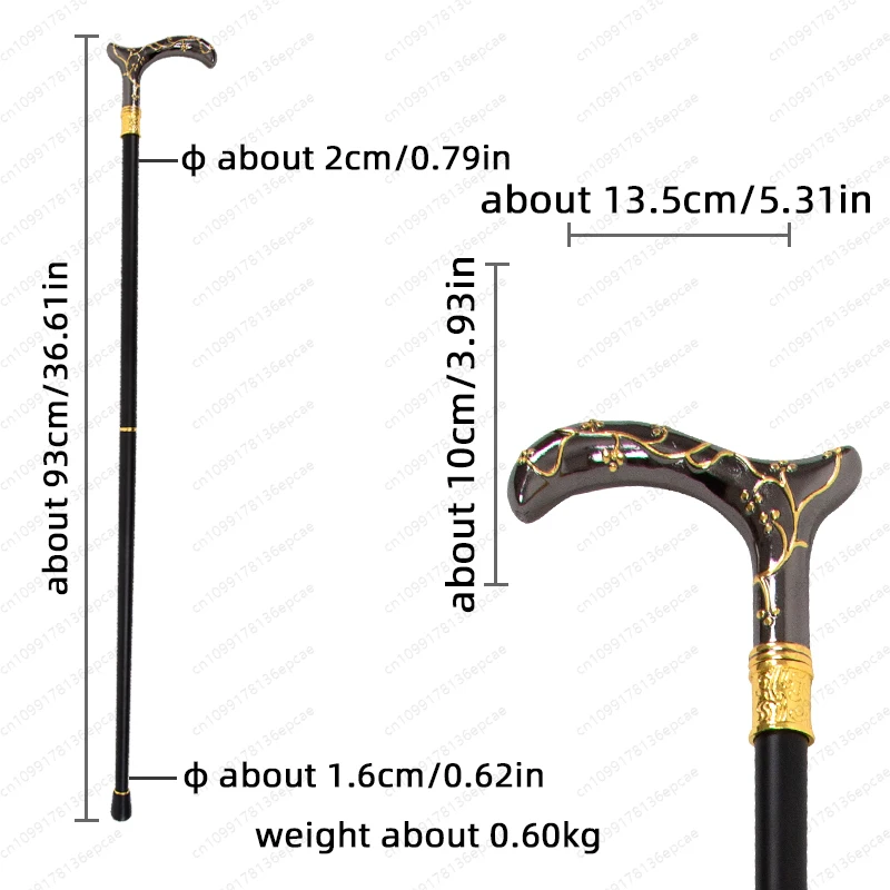 Detachable Handle Fashion Party Decorative Crutch Men Luxury Cane Elegant Aluminum Alloy Vintage Walking Sticks