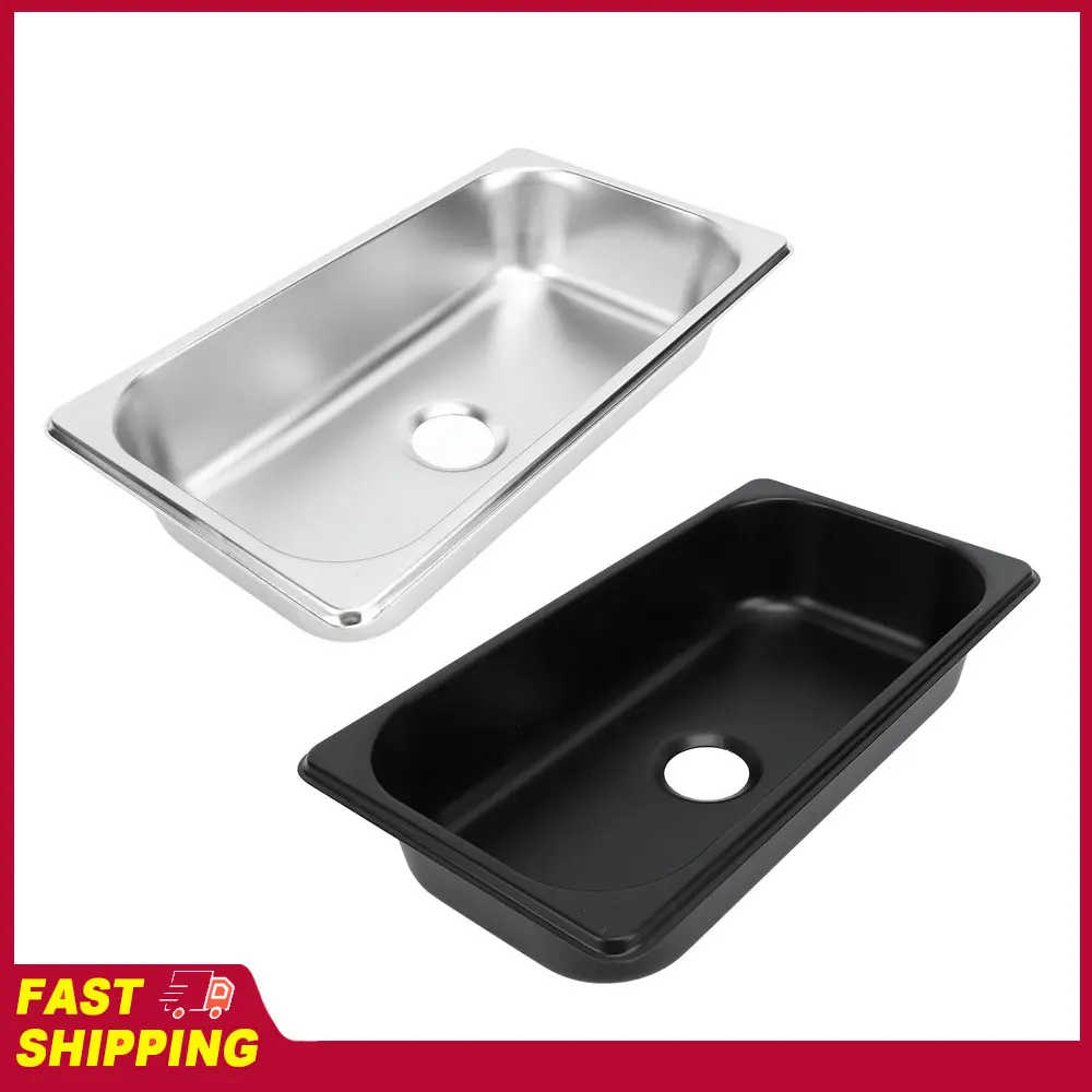 

Boat Sink Inlaid Scratch Proof RV Sink Easy To Clean Heat Resistant Versatile Rustproof Large Internal Capacity for