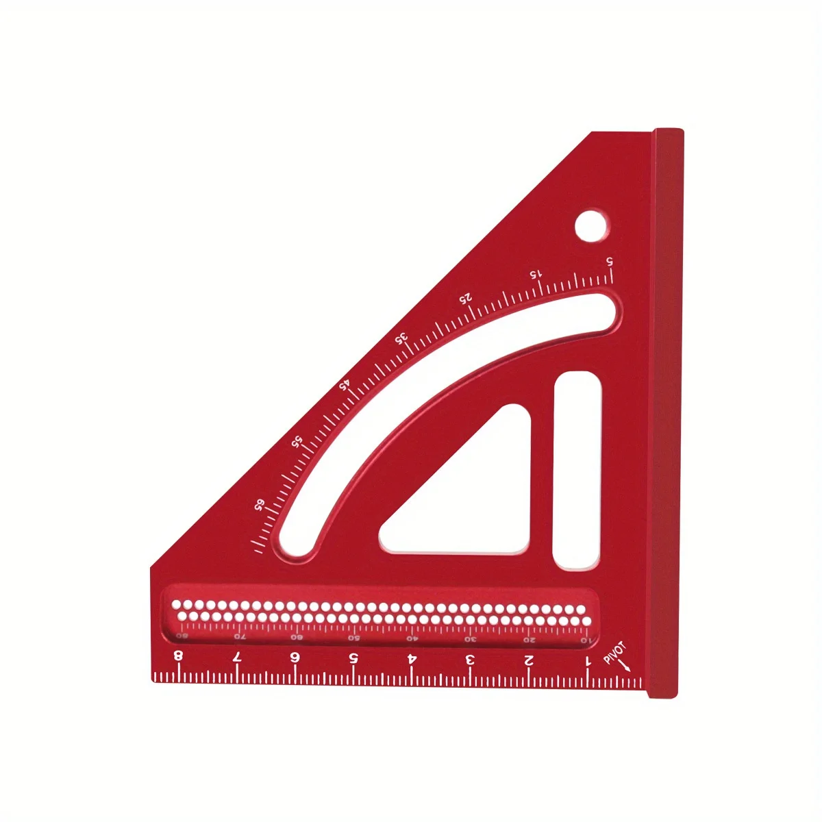 Mehrwinkel-Messlineal, Aluminium, Holzbearbeitung, quadratischer Winkelmesser, präzises, präzises Mini-Tischlerquadrat, Gehrungsdreieck-Lineal – Detail 13