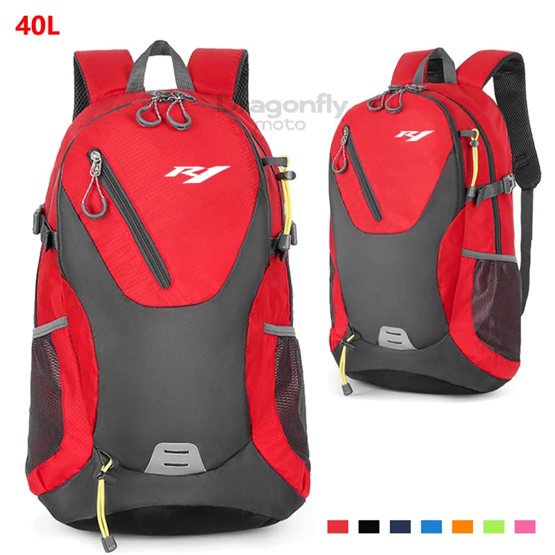 R1 LOGO For YAMAHA YZFR1 YZF R1 Racing travel Men waterproof Backpack Bag Motorcycle Accesssories Gift