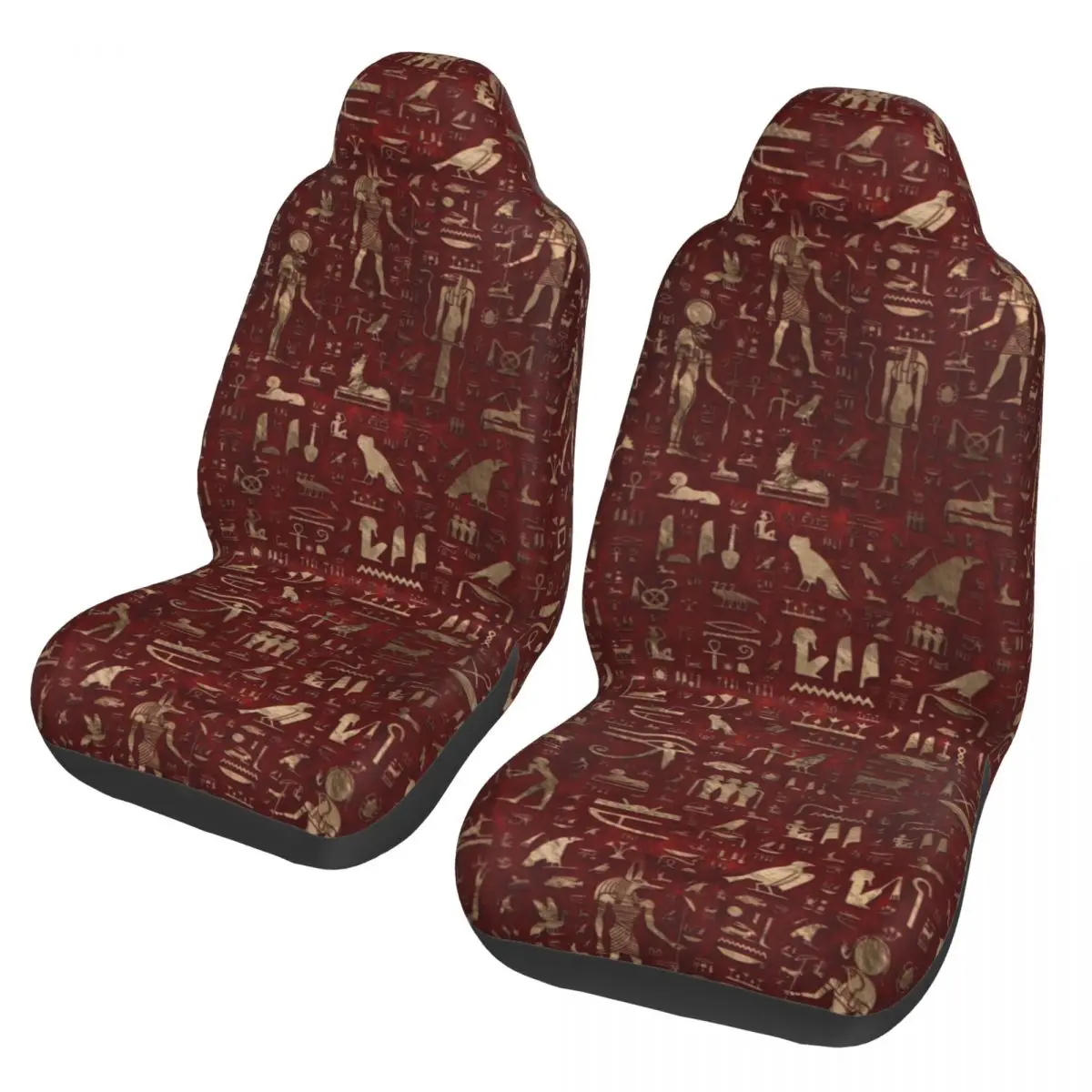 

Ancient Egyptian Gods And Hieroglyphs Universal Car Seat Cover Four Seasons AUTOYOUTH Egypt Deities Seat Covers Fiber Hunting