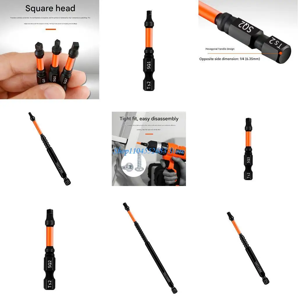 

Y6GD Multi Length Screwdriver Bit Shockproof Design For Professional Power Tool